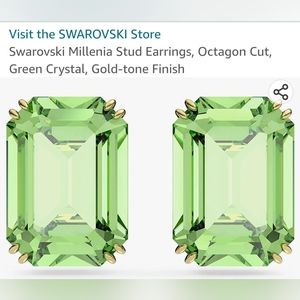 Authentic NWT & box Swarovski Millenia Stud Earrings.